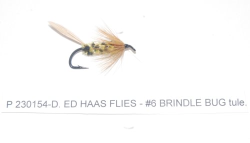 ED HAAS FLIES - #6 BRINDLE BUG tule.